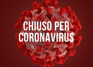 chiuso per coronavirus