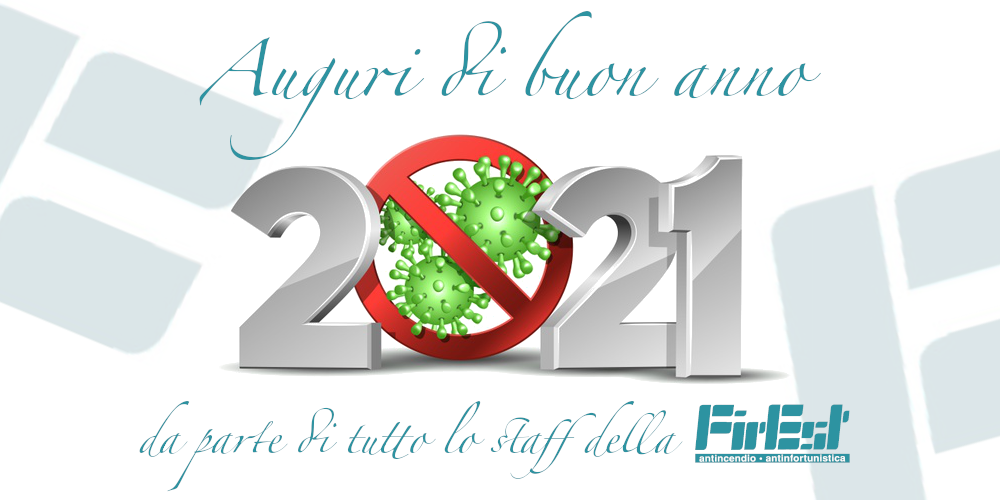 Auguri di buon anno 2021 da parte di tutto lo staff della FirEst!
